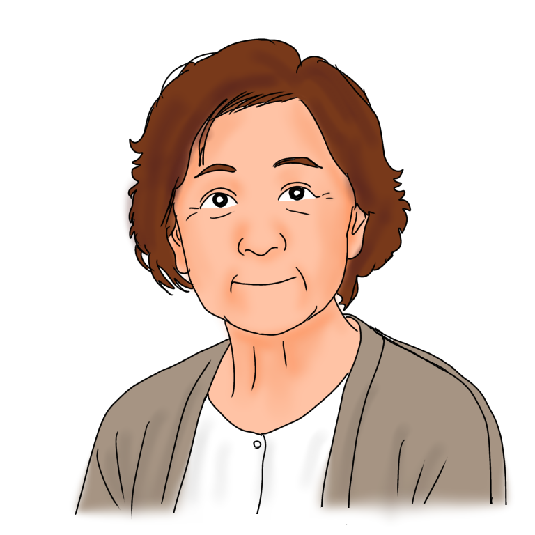 純と芽生の母方祖母。７０歳前後。